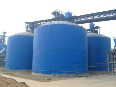 阳江镇水泥钢板库改造